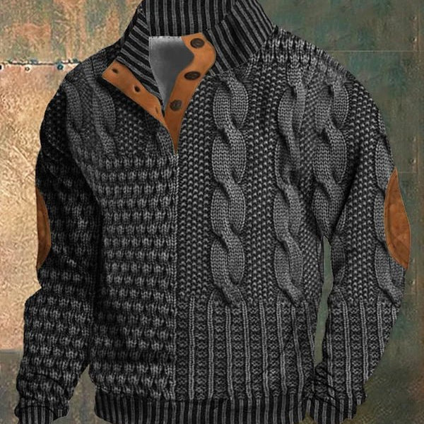 Pulover sa štampanom retro šarom