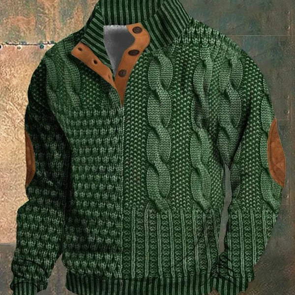 Pulover sa štampanom retro šarom