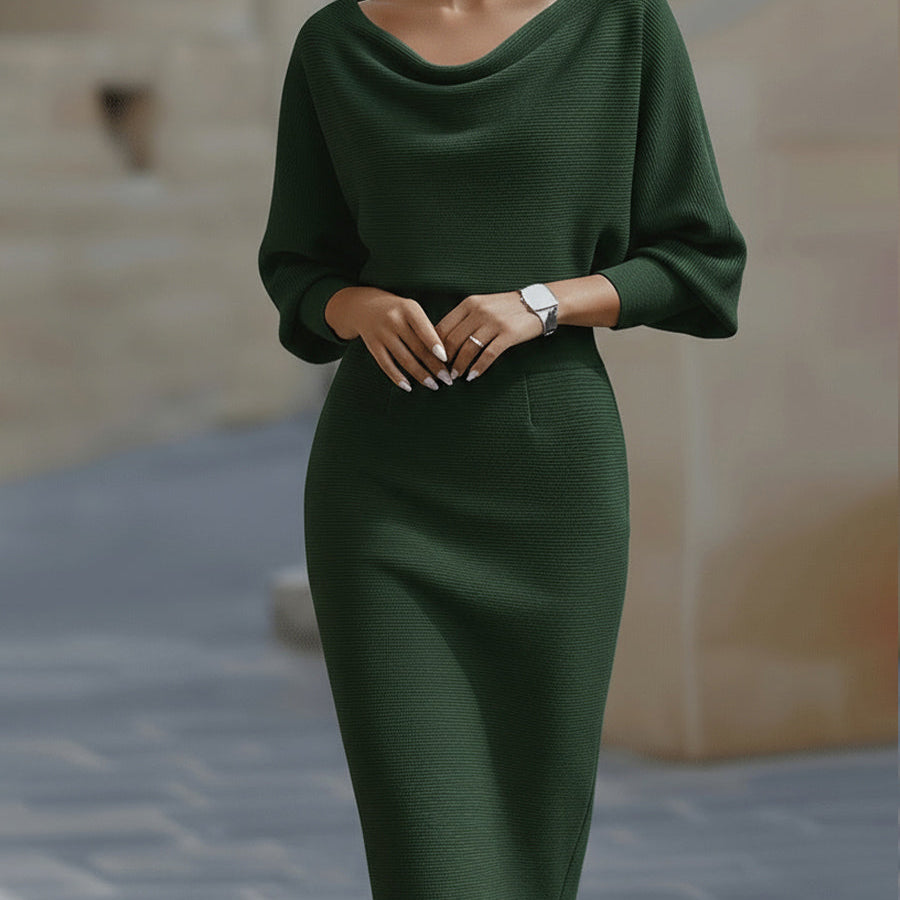 Lydia | Elegantna Midi Haljina za Žene