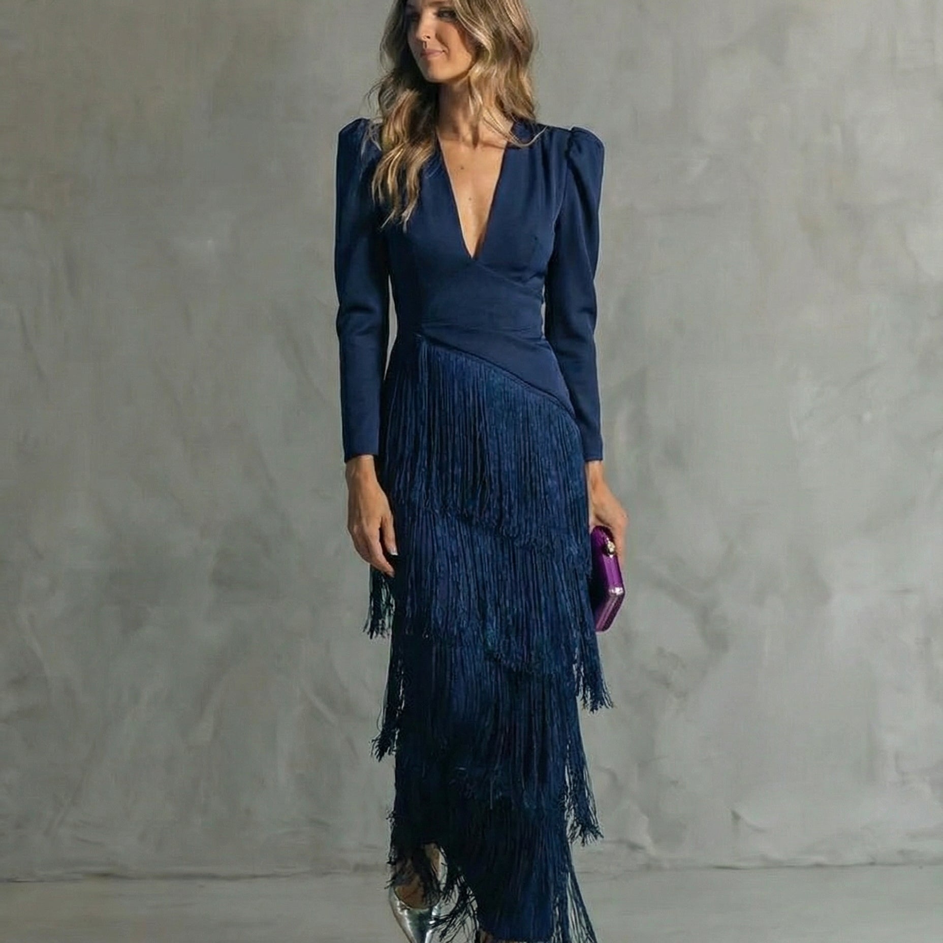 Clara · Elegantna ženska haljina sa resastim rukavima