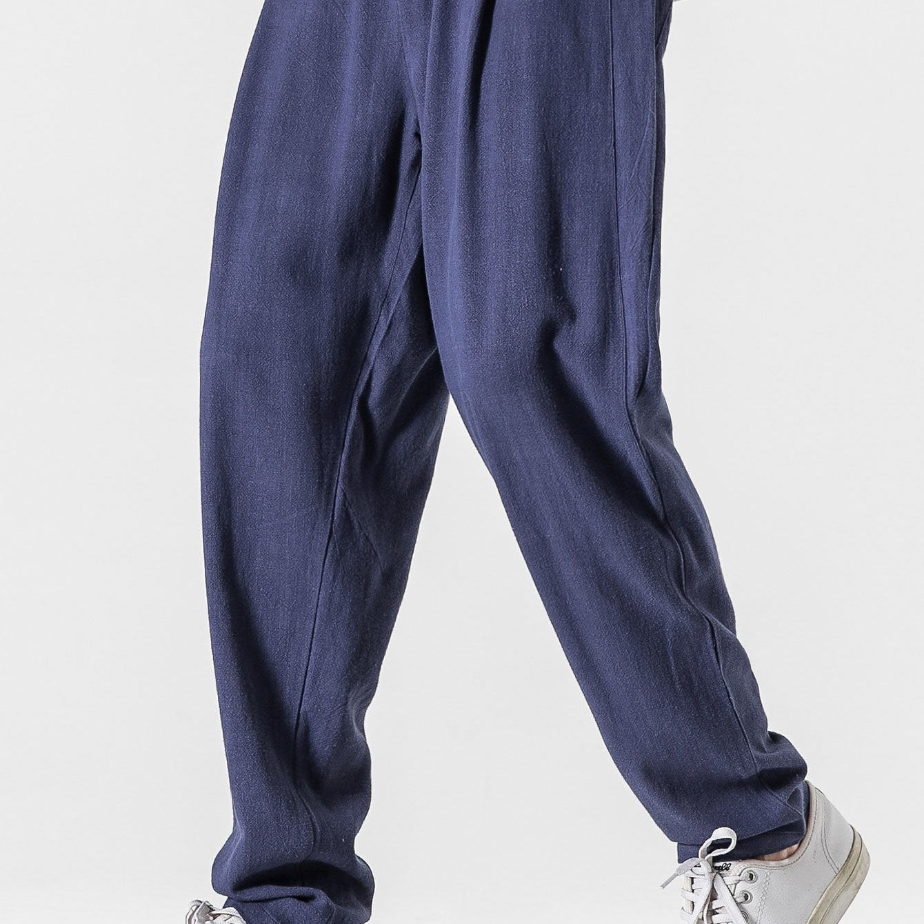 Opuštene pantalone od pamuka