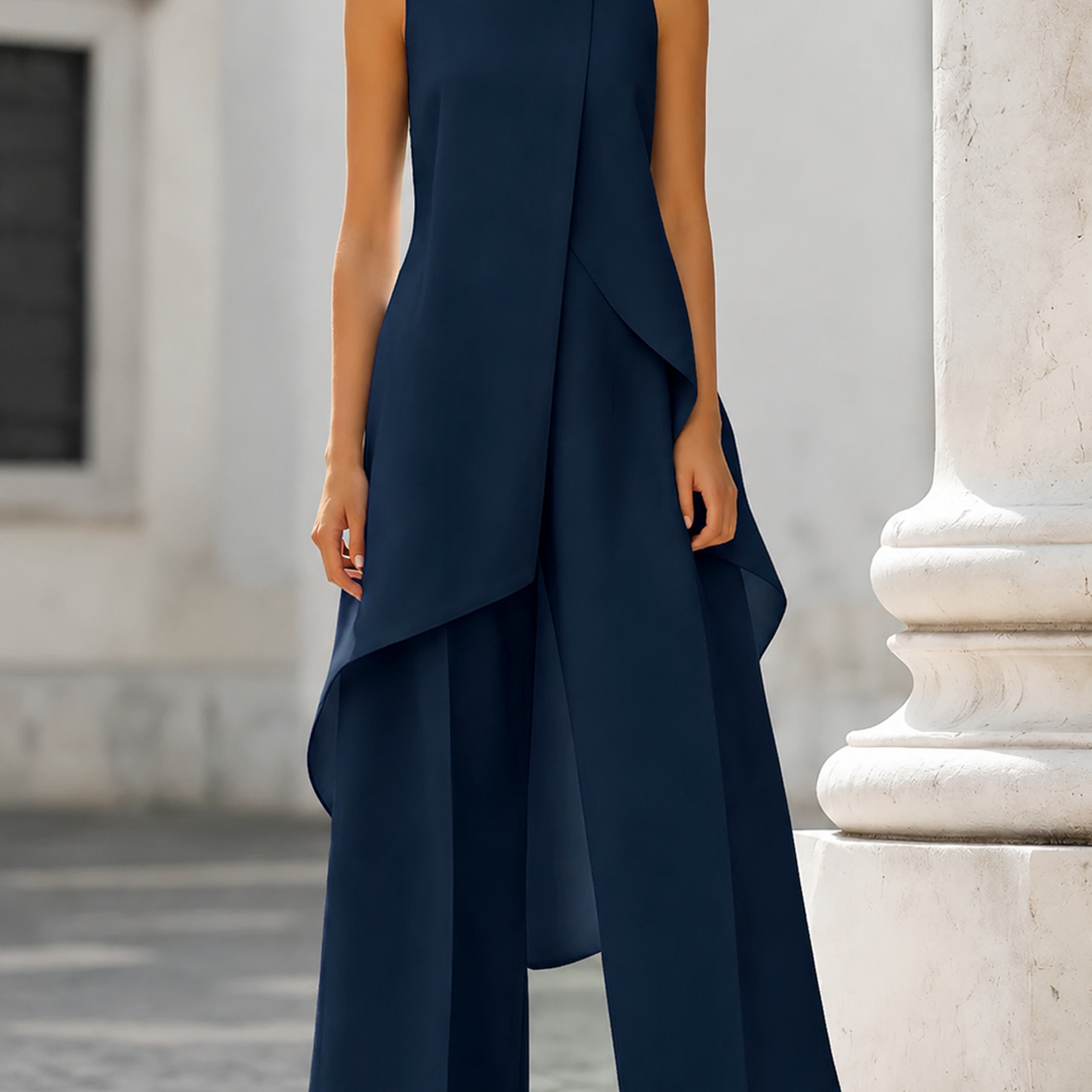 Martina – Minimalistički komplet sa topom i pantalonama
