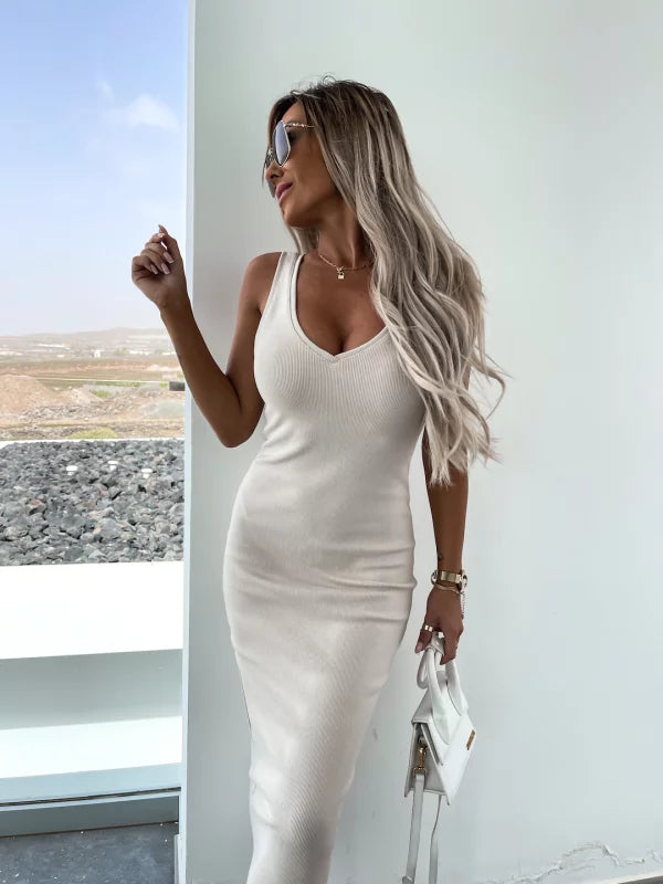 Melania – Elegantni dvodelni komplet sa bluzom i haljinom