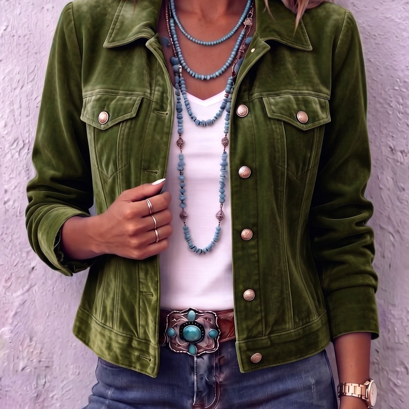 Raffaella | Somotska Jakna Vintage Boho Stila