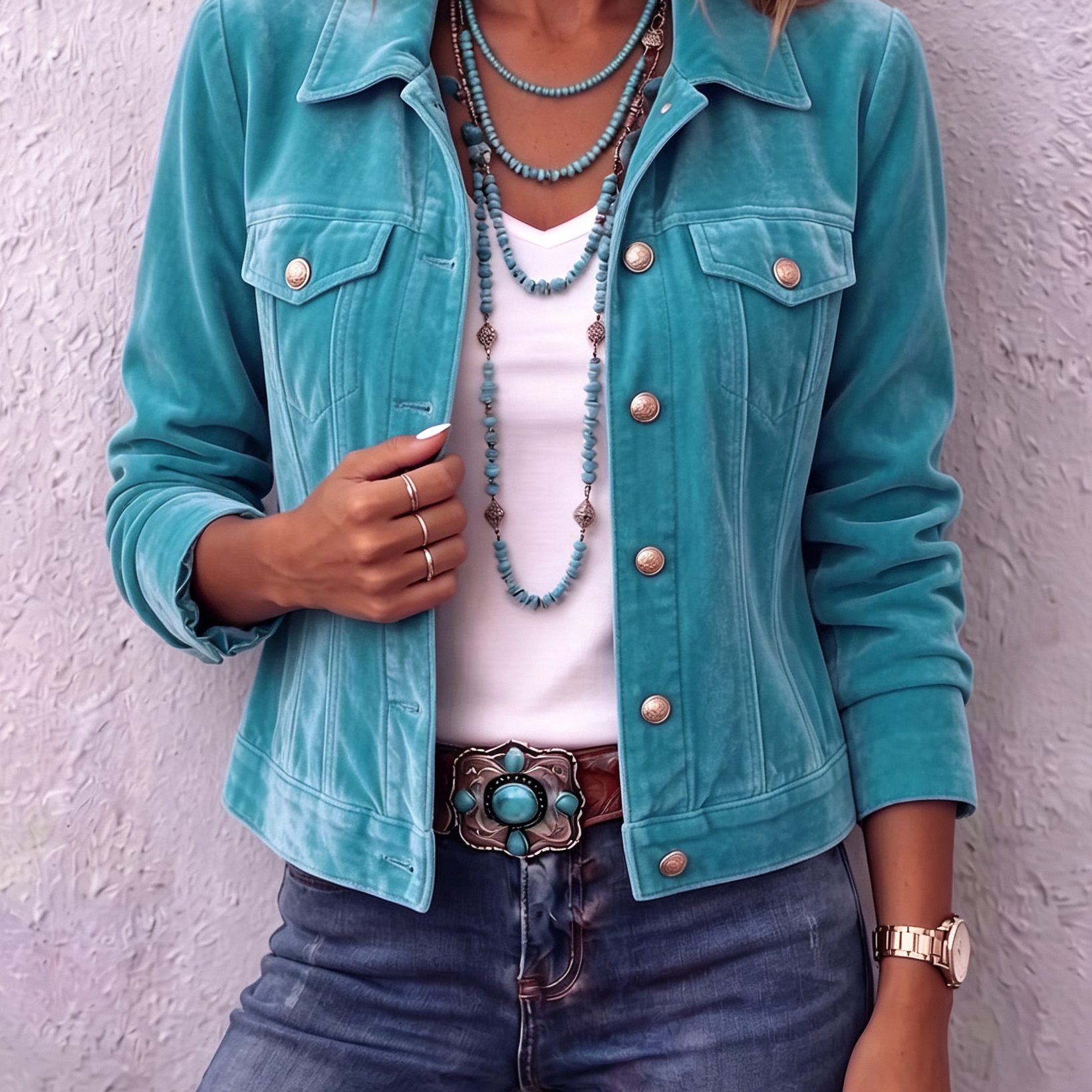 Raffaella | Somotska Jakna Vintage Boho Stila