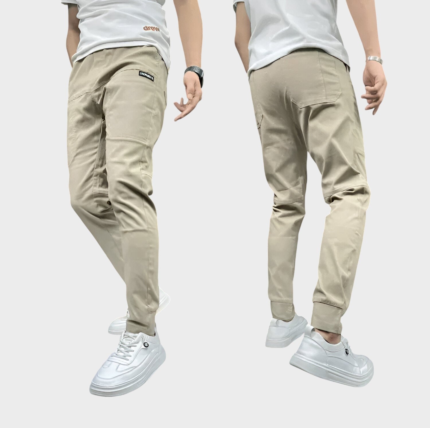 Elastične kargo pantalone