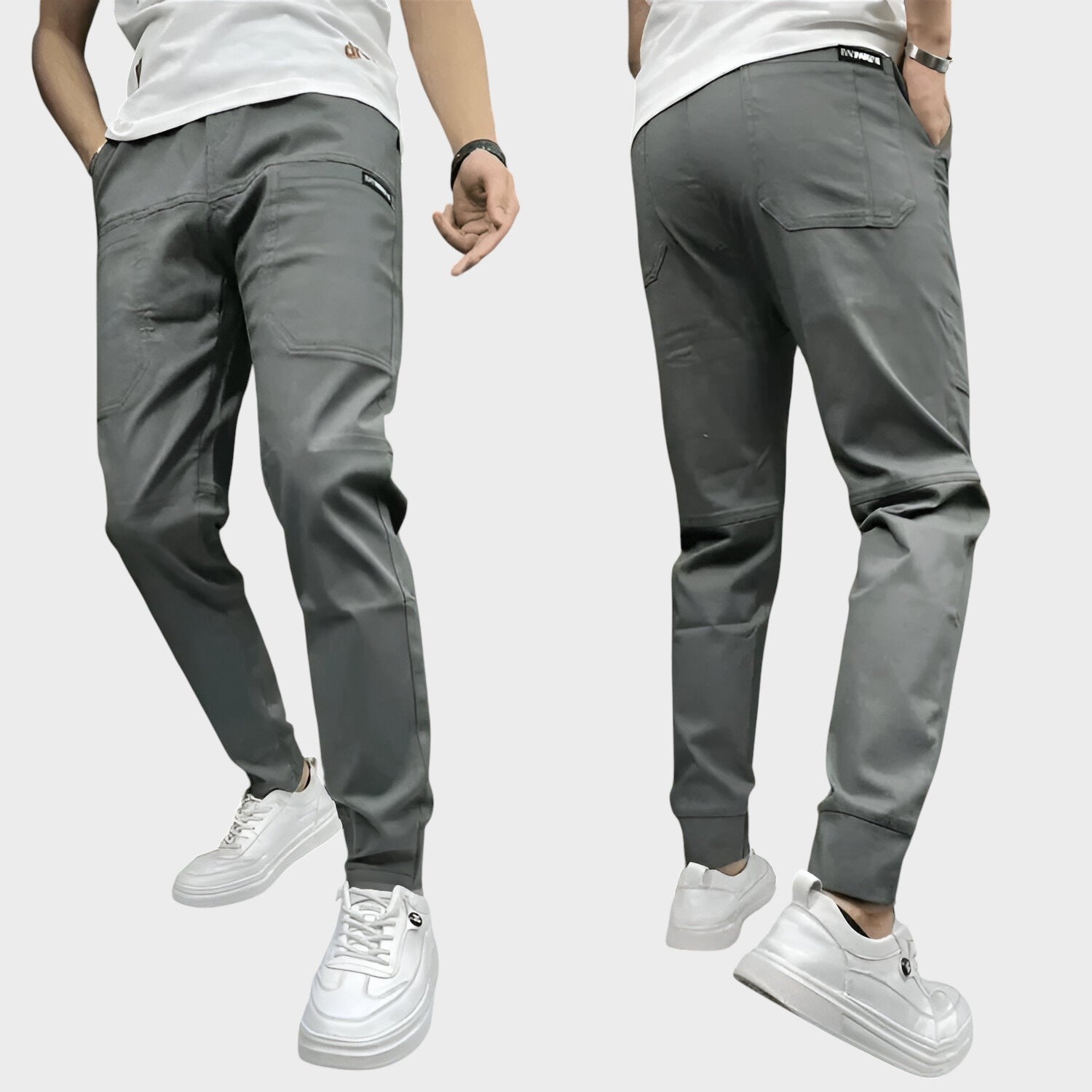 Elastične kargo pantalone