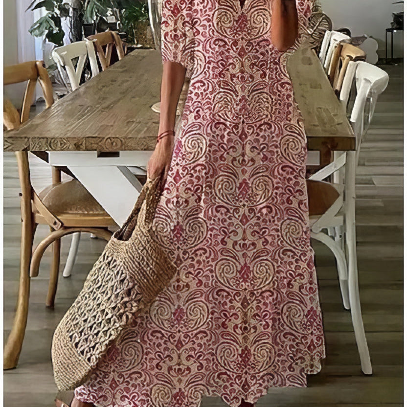 Diana™ - Boho haljina sa pokrivenošću stomaka